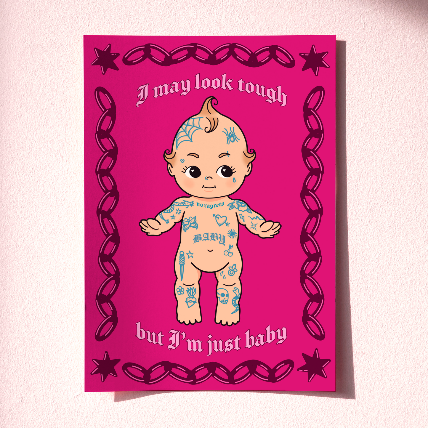 Tattooed Kewpie print